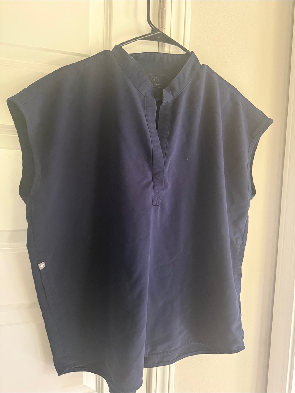 Figs Women's Navy Sleeveless Oversized Raphaela Tunic